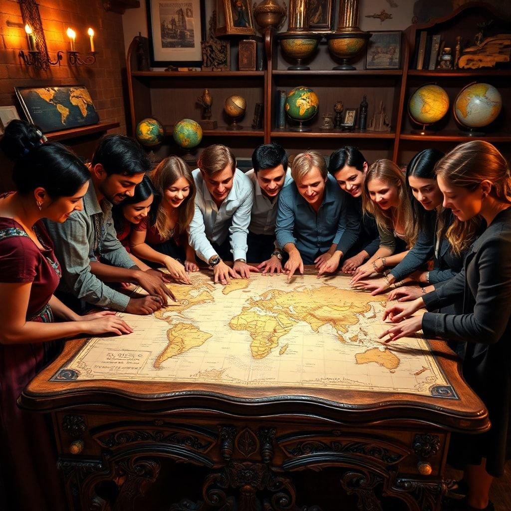 This stunning vintage world map wallpaper brings a touch of nostalgia and sophistication to your desktop or mobile device. The intricate details and classic design evoke a sense of adventure and exploration, making it a perfect fit for anyone who loves history, travel, or simply appreciates a unique aesthetic.