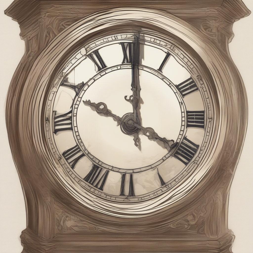 A beautiful clock serves as a reminder of the precious moments we share with our fathers on Father's Day.