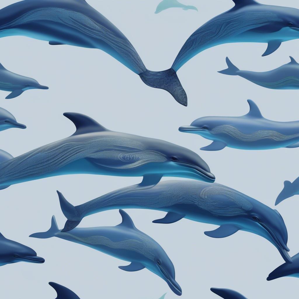 Add a touch of serenity to your desktop or mobile with this stunning dolphin wallpaper. The soothing blue hues and playful dolphins will transport you to a world of tranquility and wonder.