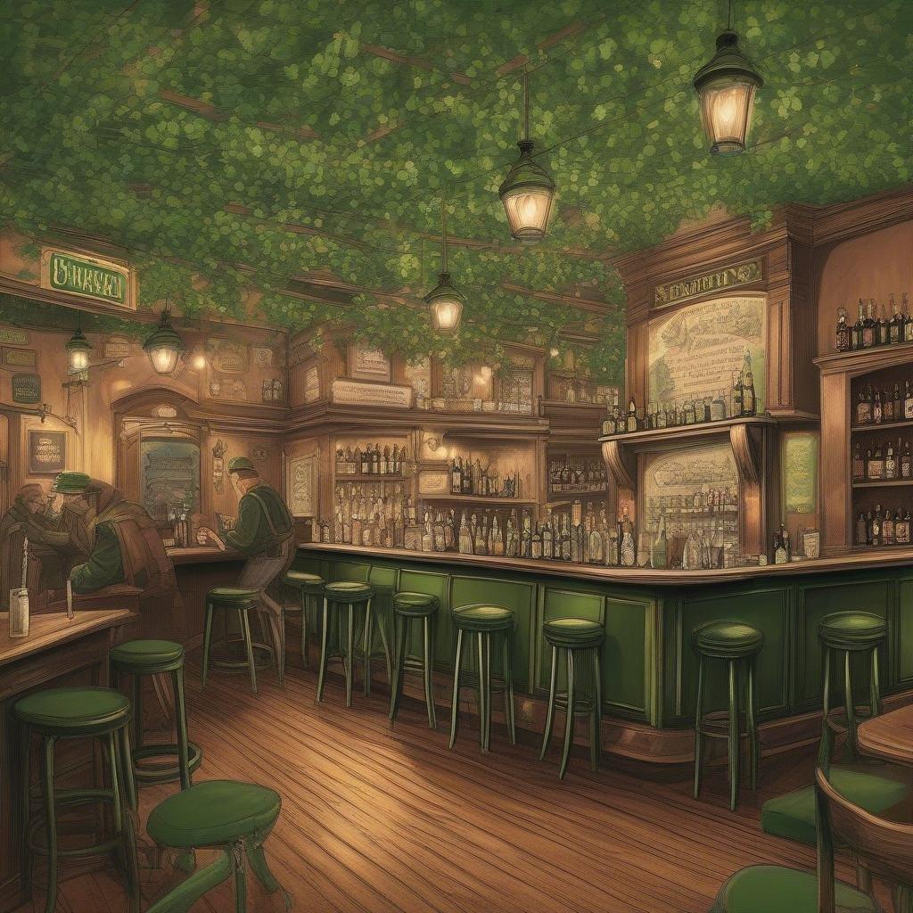 Join the celebration with friends and a pint of your favorite ale in this cozy, themed pub.