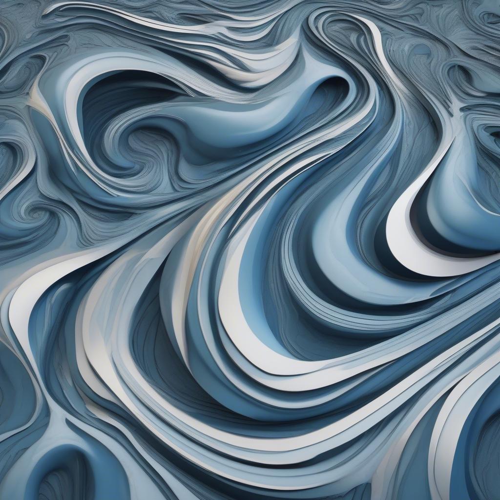 This wallpaper features a mesmerizing blue swirling pattern that adds a touch of elegance and sophistication to any room. The intricate design creates a sense of movement and energy, making it perfect for those who want to add some visual interest to their space.