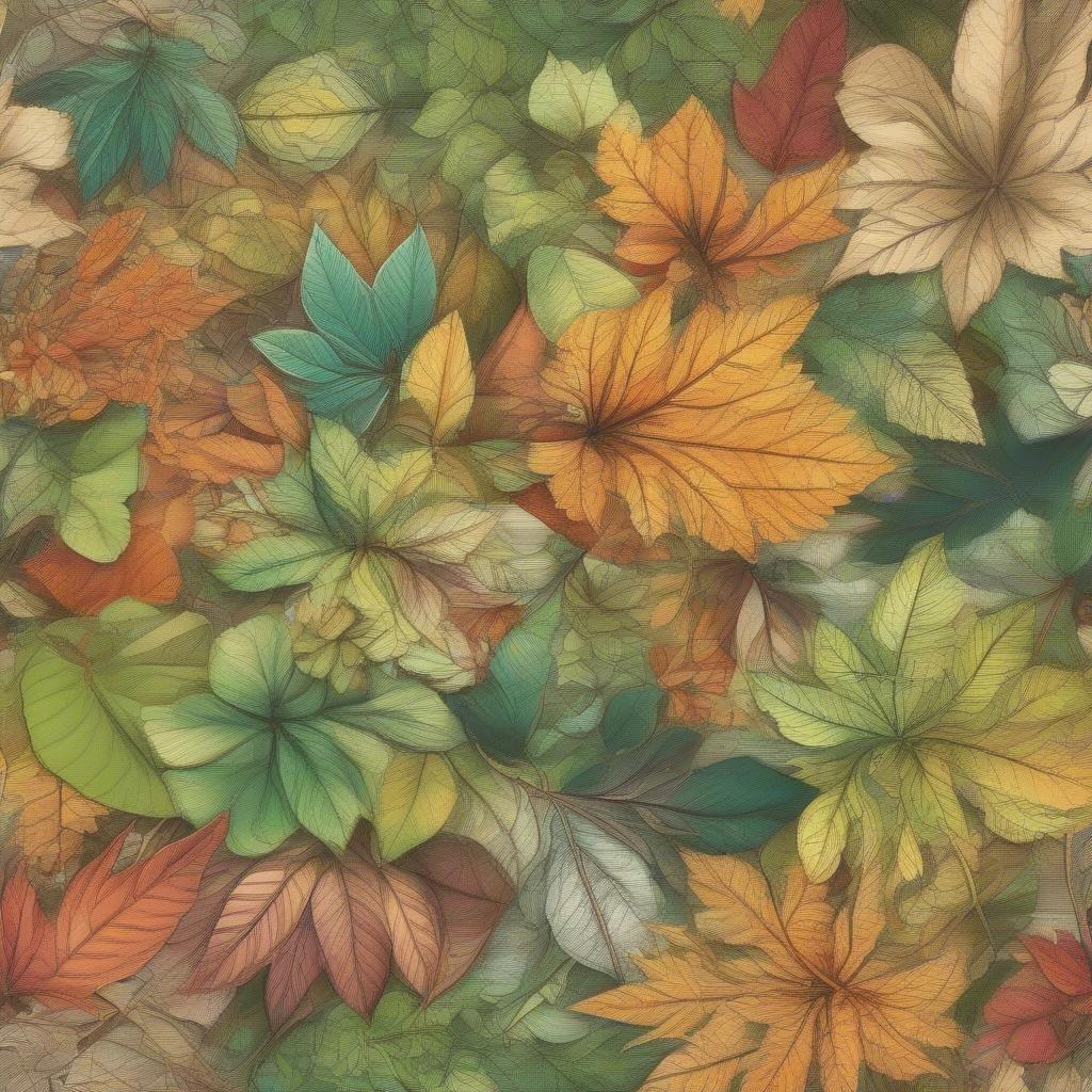 A warm and inviting autumn leaves backdrop, perfect for that new school year glow.