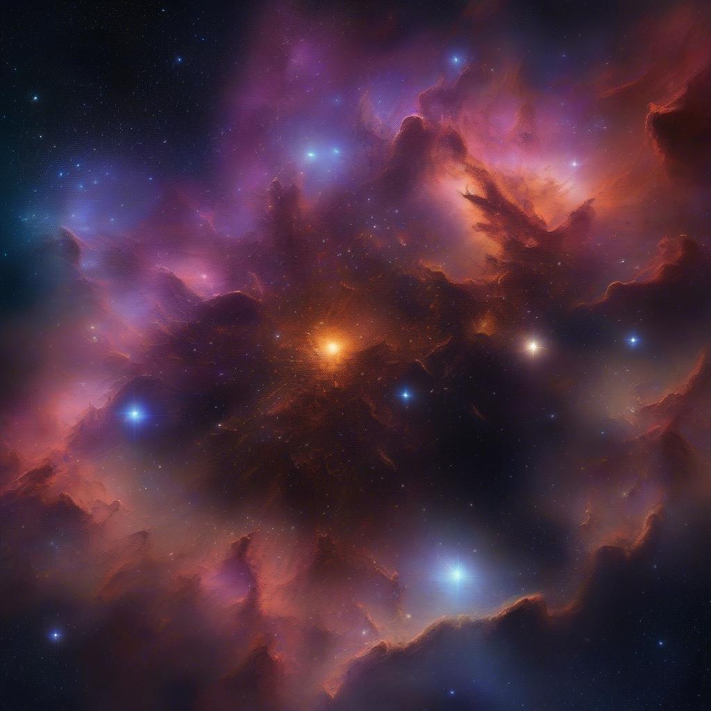 This vivid cosmic spectacle could be part of the Pillars of Creation, or maybe just an artistic representation. Enjoy the interstellar beauty on your desktop and mobile devices.