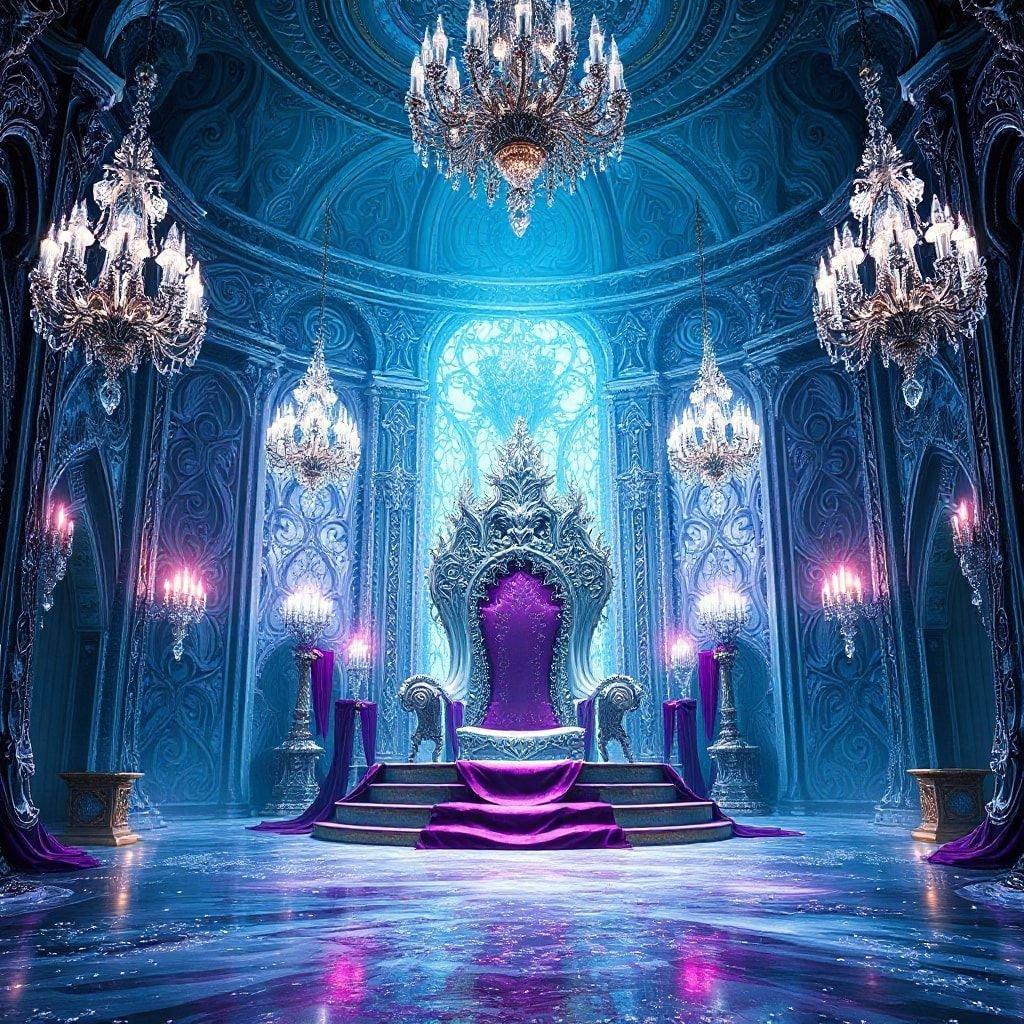 Step into a world of fantasy and luxury with this stunning throne room wallpaper. Perfect for fans of movies and TV shows, this image transports you to a realm of grandeur and opulence.