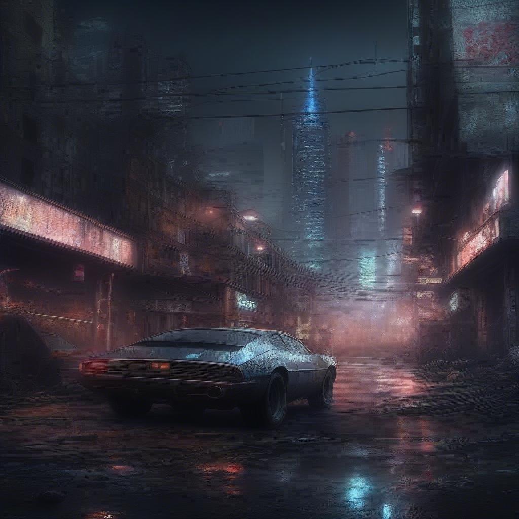 Take on the night in this futuristic city with your high-performance car. The neon lights guide your path, and the darkened streets echo with the hum of distant engines.