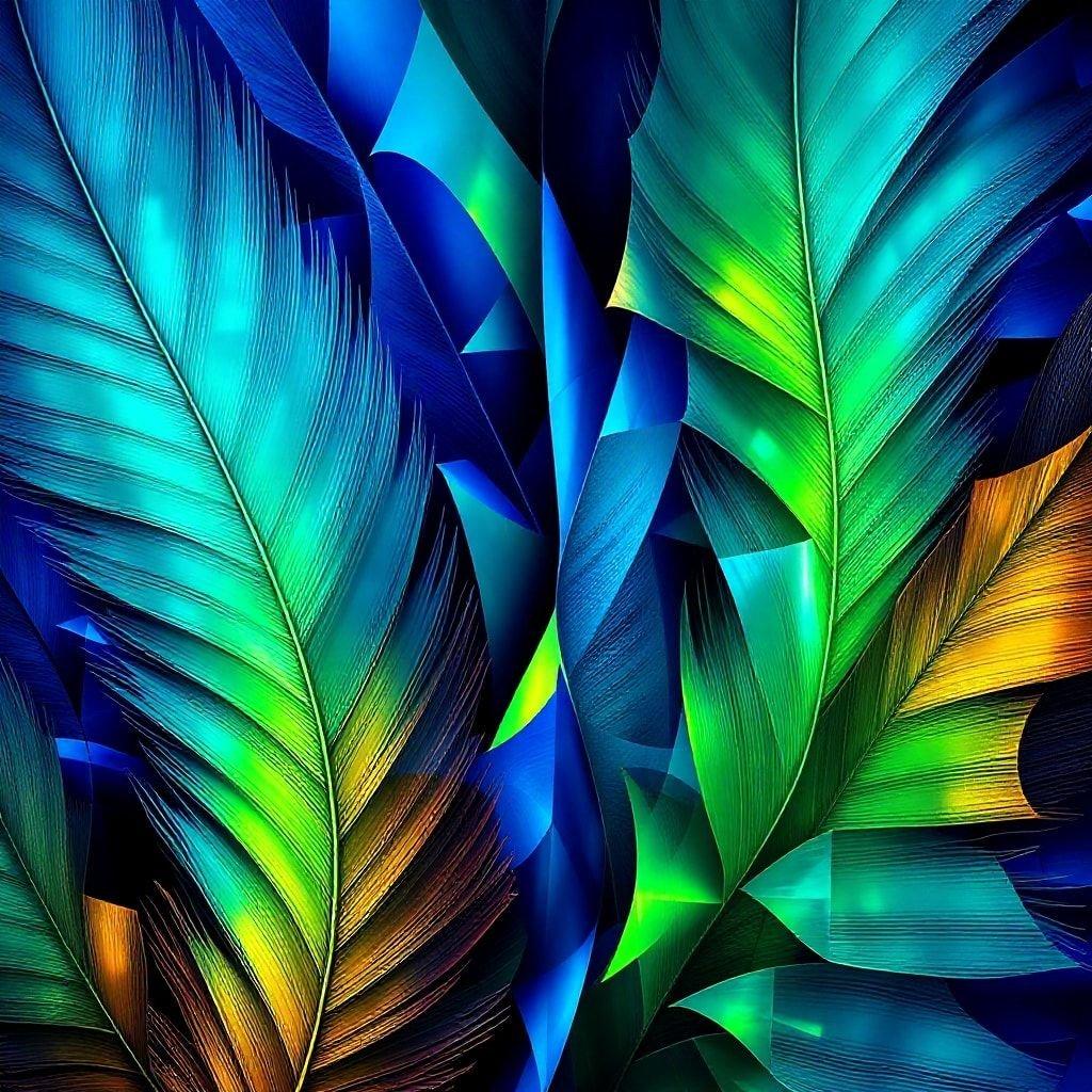 This vibrant abstract wallpaper brings a touch of nature to your digital world. Watch as the colors dance and the patterns flow, creating an ever-changing piece of art on your screen.