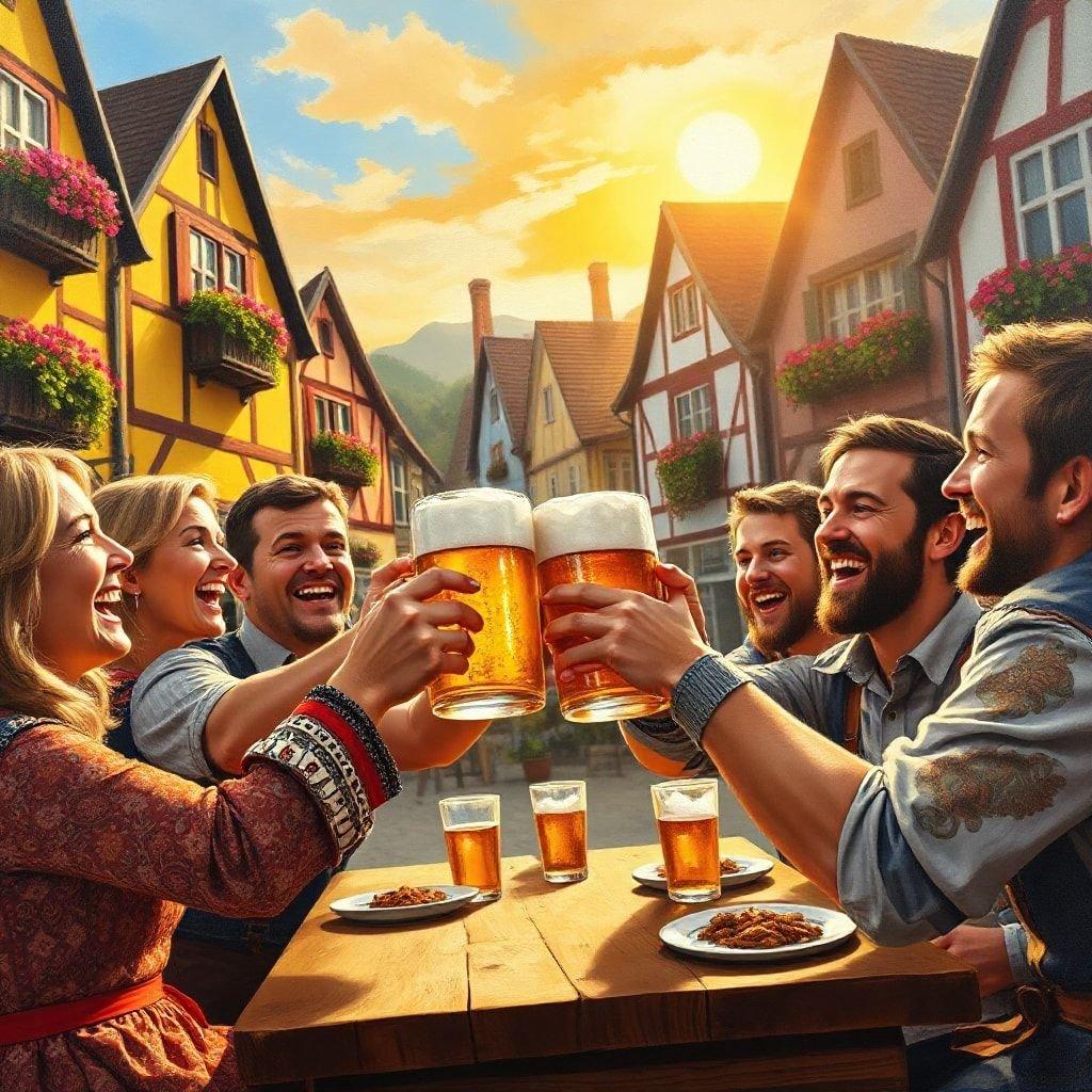 Løft dit krus og deltag i den festlige sjov ved Oktoberfest, hvor tradition møder festlighed i hjertet af München.