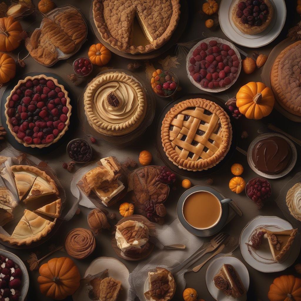 Eine erfreuliche Feier der Saison mit einer Auswahl an Kuchen, Torten und Gebäck. Lass dich von diesen mundwatering Kreationen verzaubern!